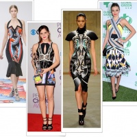 Шопинг: Цветни рокли с геометричен мотив